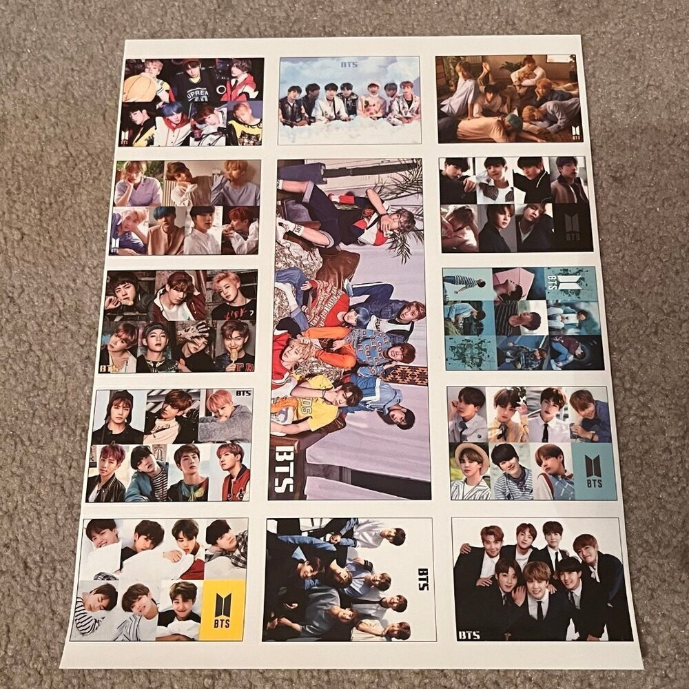 BTS Stickers - 13pcs